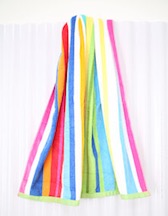 Large Striped Beach Towels
