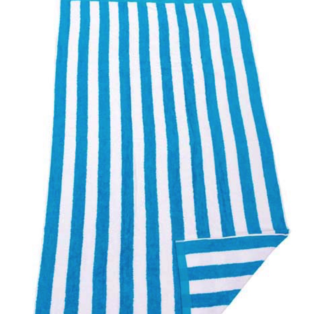 Aqua Hawaiian stripe beach towel