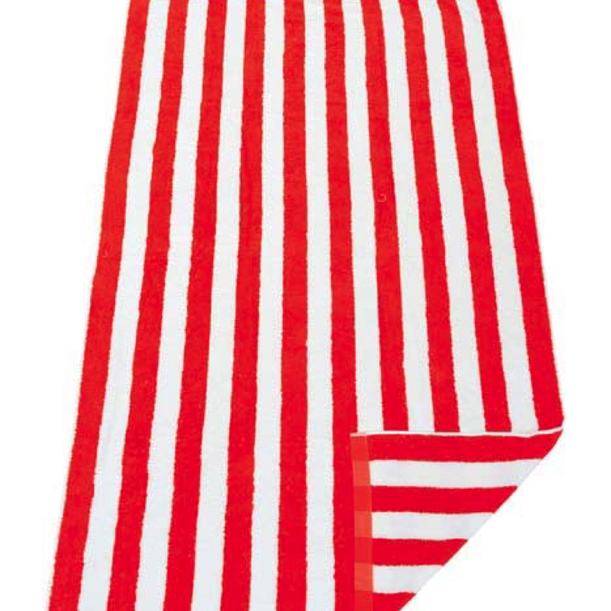 Red Hawaiian stripe beach towel