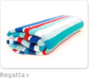 Regatta large striped beach towel