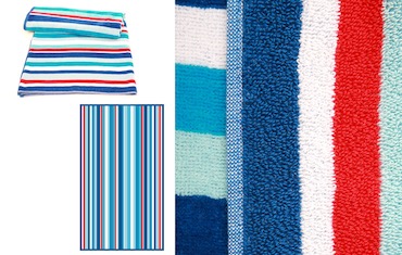 Regatta Large Striped Beach Towel detail