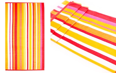 Sunny Large Striped Beach Towel detail