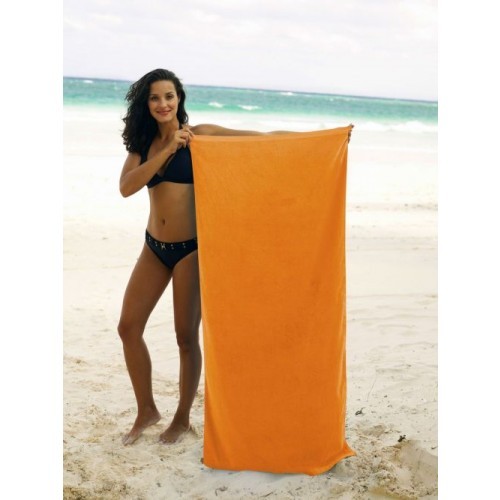 Orange Signature Beach Towel