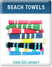 Beach Towels from Blue Swimmer Towels